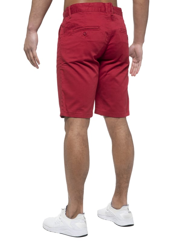 Enzo Mens Designer Regular fit Chino Shorts. Features 2 front pockets, 2 back pockets and Zip Fly Fastening. Perfect for summer.