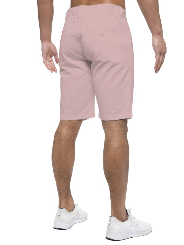 Enzo Mens Designer Regular fit Chino Shorts. Features 2 front pockets, 2 back pockets and Zip Fly Fastening. Perfect for summer.