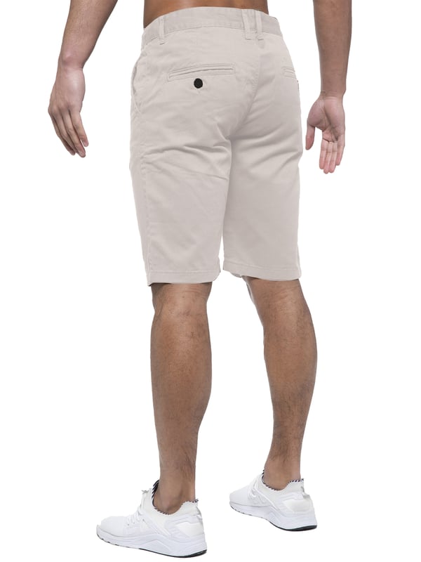 Experience the ultimate in comfort and style with Enzo | Mens Chino Shorts! Featuring 2 front pockets and 2 back pockets, a zip fly fastening, and 100% cotton material, these shorts are perfect for the summer. Machine washable for easy maintenance (please see care labels), these designer shorts are a must-have addition to any fashion-forward wardrobe. Order now and elevate your summer look!
