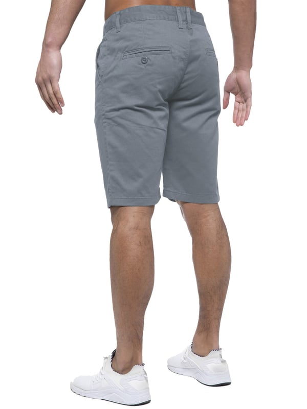 Experience the ultimate in comfort and style with Enzo | Mens Chino Shorts! Featuring 2 front pockets and 2 back pockets, a zip fly fastening, and 100% cotton material, these shorts are perfect for the summer. Machine washable for easy maintenance (please see care labels), these designer shorts are a must-have addition to any fashion-forward wardrobe. Order now and elevate your summer look!