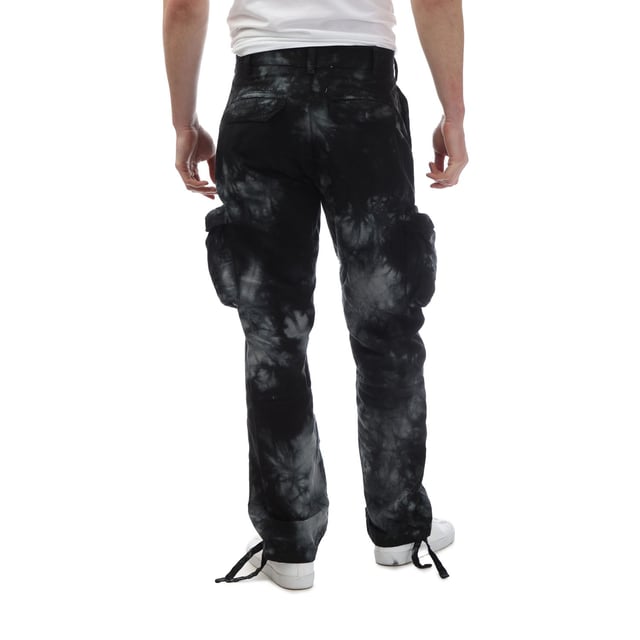 Off White Bounce Tie Dye Cargo Pants in grey.- Concealed front fastening.- Two front patch pockets.- Two rear flap pockets.- Logo print to the front.- All-over graphic print.- 100% Cotton.- Ref: OMCF0320010701