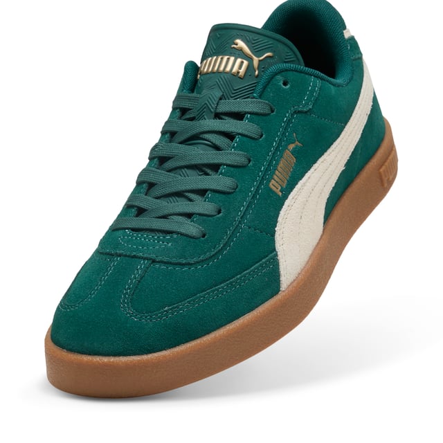 Introducing the Puma Club II Era Suede your passport to elevated street style and unbeatable versatility. Inspired by terrace culture this shoe features a t-toe and heel overlay all of it made from suede and heavy-textured rubber tooling. With a sleek profile and premium materials the Puma Club II Era Suede comes in many colourways. The SoftFoam sockliner also provides superior cushioning and optimal comfort for every step of your day. Whether youre hitting the city streets or stepping into the spotlight elevate your footwear game and join the Club today