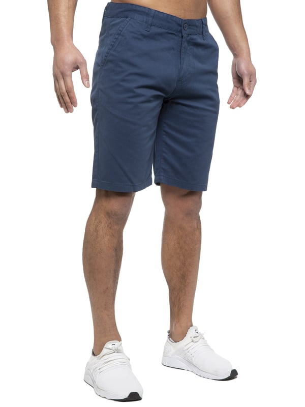 Enzo Mens Designer Regular fit Chino Shorts. Features 2 front pockets, 2 back pockets and Zip Fly Fastening. Perfect for summer.