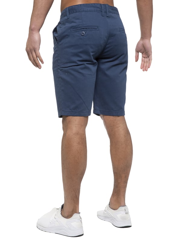 Enzo Mens Designer Regular fit Chino Shorts. Features 2 front pockets, 2 back pockets and Zip Fly Fastening. Perfect for summer.