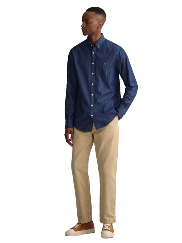 Introducing Enzo Milano Men's Shirts: the epitome of luxury. Impeccably crafted with lightweight, breathable cotton, these Regular Fit shirts feature a sophisticated Button-Down Collar and Long Sleeves for a timeless look. Each shirt is adorned with the Enzo Milano Logo, embroidered on the chest for a touch of exclusivity