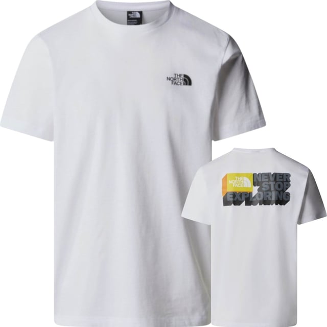【THE NORTH FACE】 M'S NSE L/SR/TEE WHITE The North Face M S/s Box Nse Tee The North Face