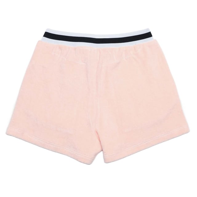 Juniors Off White Sponge Shorts in pink - white.- Elasticated waistband.- Side pockets.- 100% Cotton.- Ref: OGCB0010013001