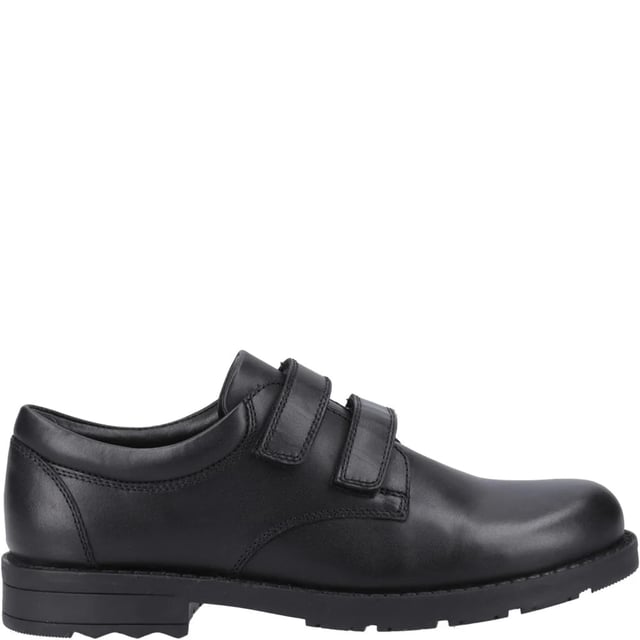 Hush Puppies BARRY Boys School Shoes Black

 Upper Material: Leather

Lining Material: Textile

Sole Material: Rubber

Closure/Fastening: Touch Fasten

Features: Comfort,Breathable

Toe Shape: Round

Shoe Width: Regular

Item Weight: 0.5 KG

Heel Height: Low (2.5-4.9cm)

Shoe Style: School

Gift Boxed: No
Product Code: 39462-73606