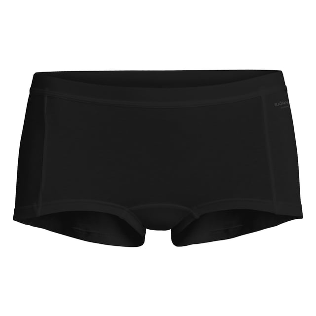 Minishorts für Damen von der Marke Björn Borg. Basic Unterhosen im praktischen 5er Pack. Angenehmer Tragekomfort dank Baumwollmischung.