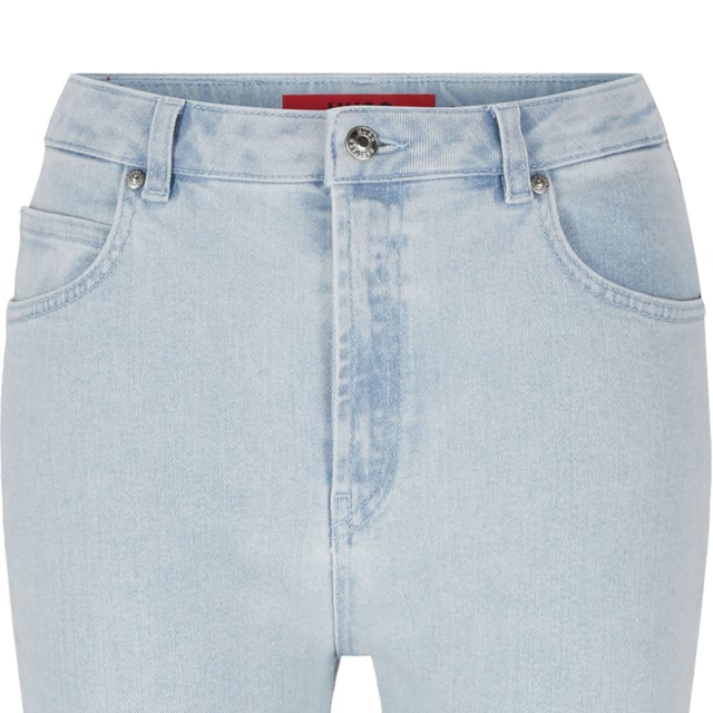 regular fit - high rise - authentic blue wash
