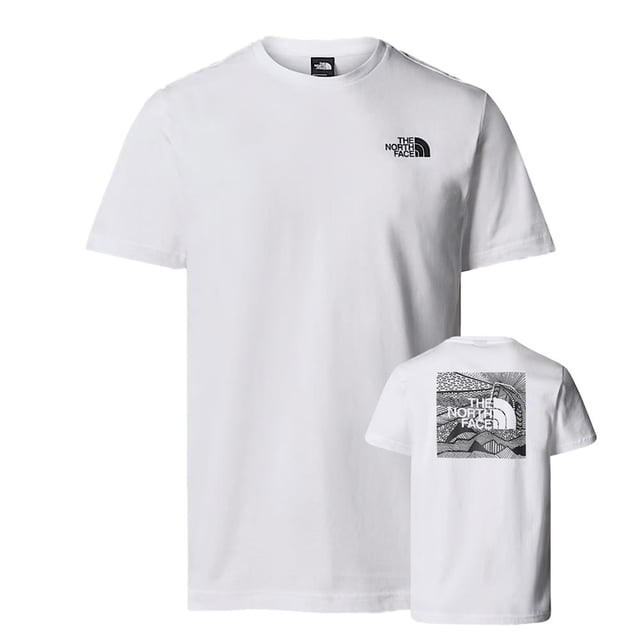 Regular fit: This garment is true to size for an easy, comfortable fit.
Introduced in 2015 to celebrate the re-launch of our iconic Mountain Jacket, the Redbox Celebration T-Shirt has been so popular since then that it's become a permanent part of The North Face® collection. That's not surprising, really; being made from medium-weight 100% cotton, it's the definition of easy-going comfort.
Fabric :
100% Cotton
FEATURES
Water-based central graphic on the back
Ribbed collar
TNF logo on the chest