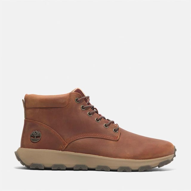 Timberland Windsor Park Mid Lace-Up Boots in orange.- Upper made with waterproof Premium Timberland® Leather.- Lace-up style.- GORE-TEX bootie construction.- EVA footbed.- ReBOTL™ fabric lining containing 50% recycled PET plastic.- Rubber outsole.- Ref: A69MNEJD1