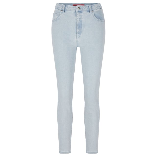 regular fit - high rise - authentic blue wash