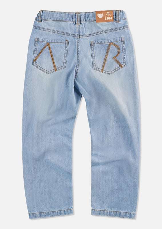 Our new season jean is the perfect fit. sitting slightly high on the waist with a wide leg and distressed finish. Super comfortable and super stylish.