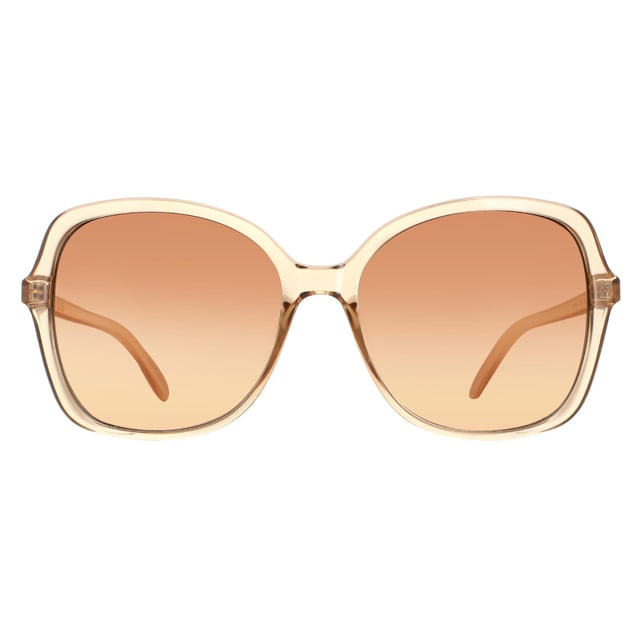 Calvin Klein Butterfly Womens Crystal Beige Brown Gradient CK19561S  CK19561S have a gorgeous butterfly shape frame made from lightweight acetate. The oversized frame is super chic and features Calvin Klein branding along the temples.