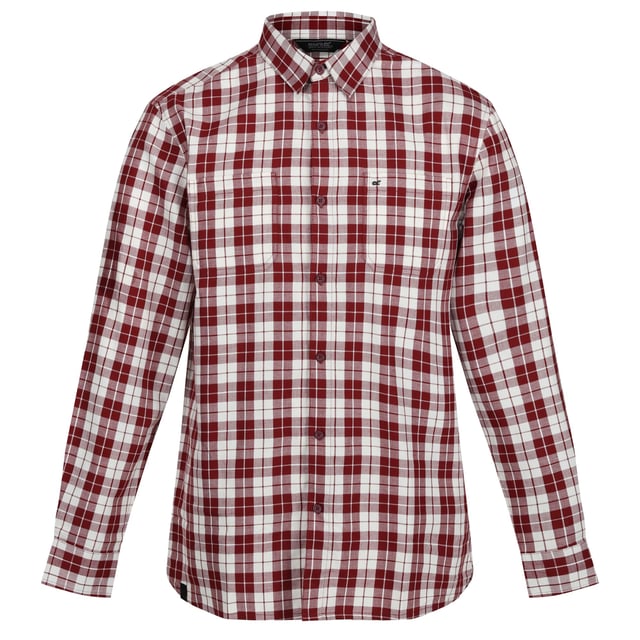 100% Cotton. Fabric: Brushed, Coolweave. Design: Checked. Pockets: 2 Chest Pockets. Fastening: Button. Cuff: Button Up. Neckline: Collared. Sleeve-Type: Long-Sleeved.