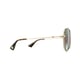 Gucci Sunglasses GG0062S 003 Gold Green Red Green Gradient