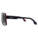 Carrera Aviator Unisex Blue Red White Dark Grey Gradient Sunglasses