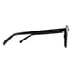 Polaroid Round Unisex Shiny Black Grey Polarized Sunglasses