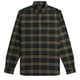 Fred Perry Long Sleeve Night Green Tartan Shirt