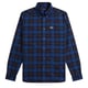 Fred Perry Long Sleeve Navy Blue Tartan Shirt