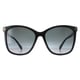 Marc Jacobs Butterfly Womens Shiny Black Dark Grey Gradient MJ 1106/S