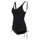 Regatta Womens/Ladies Alinae Plain One Piece Swimsuit (Black)