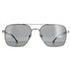 Hugo Boss Aviator Mens Matte Ruthenium  Grey Polarized  BOSS 1045/S