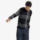 Black Tartan Fred Perry Sweater