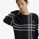 Black Tartan Fred Perry Sweater