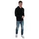 True Religion Men's Horseshoe Zip Hoodie in Black