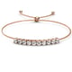 Crystal Mia armbanden - roségoud en kristal