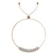 Crystal Mia armbanden - roségoud en kristal