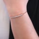 Crystal Mia armbanden - roségoud en kristal
