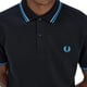 Fred Perry M3600 Twin Tipped Poloshirt in Zwart