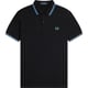 Fred Perry M3600 Twin Tipped Poloshirt in Zwart