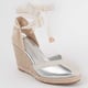 Montevita Espadrilles Met Een Sleehak Balenci2 Zilver