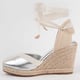 Montevita Espadrilles Met Een Sleehak Balenci2 Zilver