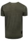 Olie-gewassen T-shirt met knoopsluiting