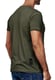 Olie-gewassen T-shirt met knoopsluiting