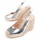 Montevita Espadrilles Met Sleehak Balenci5 Zilver