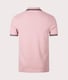 Fred Perry Heren Twin Tipped Poloshirt in Oudroze en Zwart