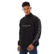 Men's Fred Perry Taped Sleeve Shell Jacket in Black