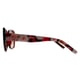 Ted Baker TB1606 Mae 204 bordeaux bloemen rood bruin gradiÃ«nt zonnebril