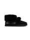Toms Celeste black faux shearling plaid pantoffel