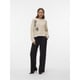 Vero Moda vmlaura ls o-neck pullover boo 10331444 cement