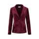 Helena Hart 7425uni blazer velour midi uni wine