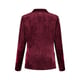 Helena Hart 7425uni blazer velour midi uni wine