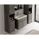 Badplaats Badkamermeubel set montreal xl 60 x 35 cm grijs badmeubel