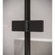 Badplaats Badwand austin 110 x 140 cm zwart badscherm draaibaar 5 mm dik -